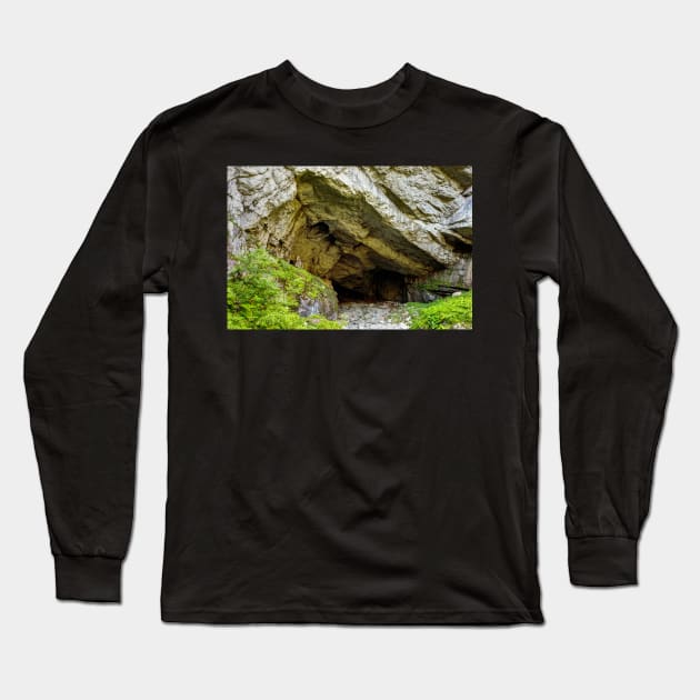 Coiba Mare cave from Apuseni mountains Long Sleeve T-Shirt by naturalis